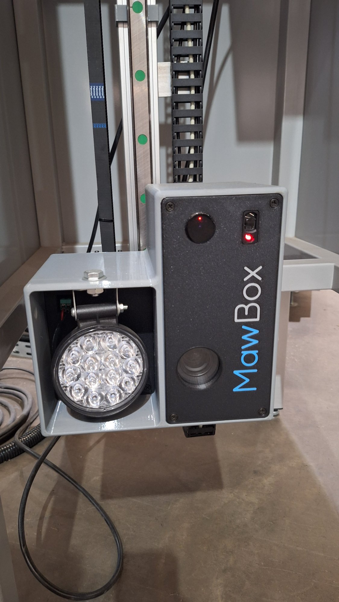 Módulo de câmera do MawBox para contagem automática de chapas onduladas